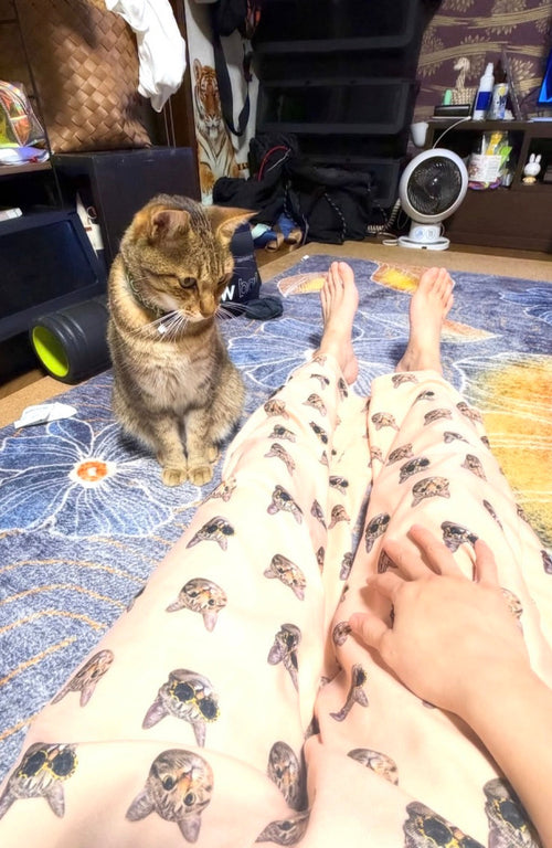 【キジトラ】パジャマパンツ | ご家族のユニフォームに、おうち時間のお供へ(萬寿ちゃん)