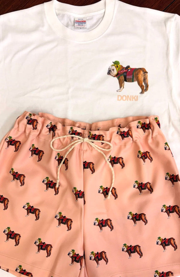 【イングリッシュブルドッグ】ショートパンツ | 長女さまからの贈り物、犬のイベントとお出かけに(ドンキー兄貴くん)