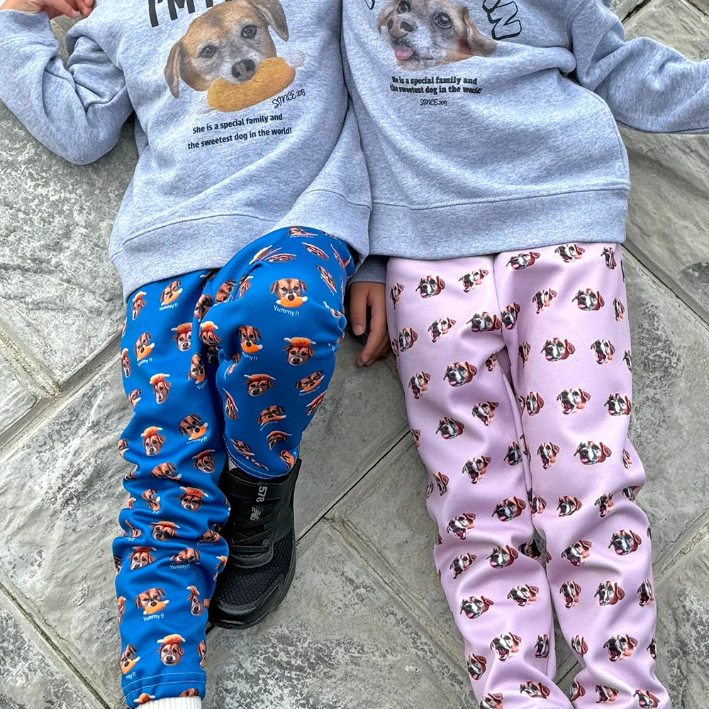 子供用パンツの全体。うちの子のドット柄