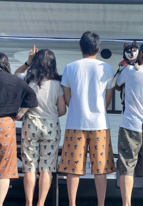 【柴犬】ハーフパンツ | 初任給で、ご家族おそろいのプレゼントに（アリルちゃん）