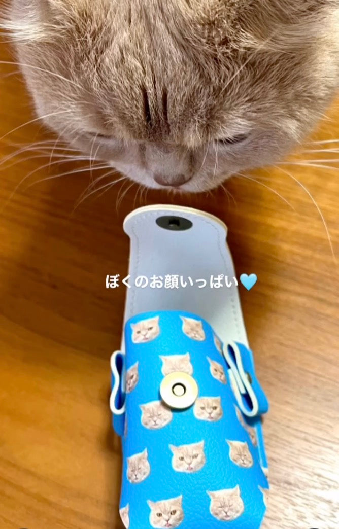 東京の工房の専任デザイナーが写真からデザインした ミヌエット まるすけくんのゴルフボールケース