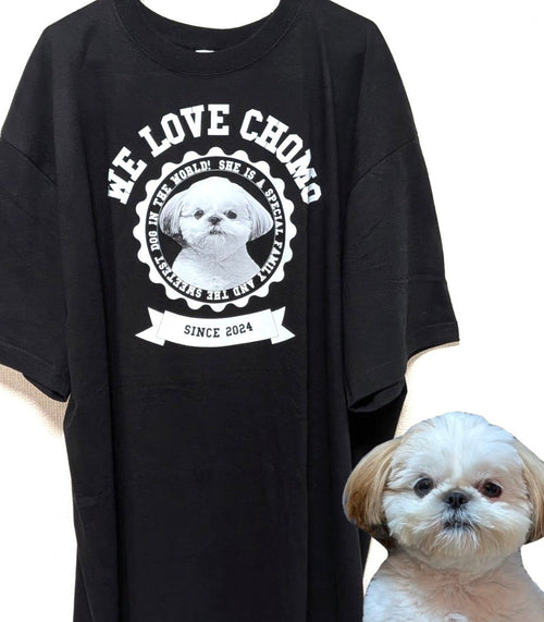 【シーズー】ヴィンテージTシャツ | ご家族のお誕生日プレゼントに、お出かけのお供へ（ちょもちゃん）