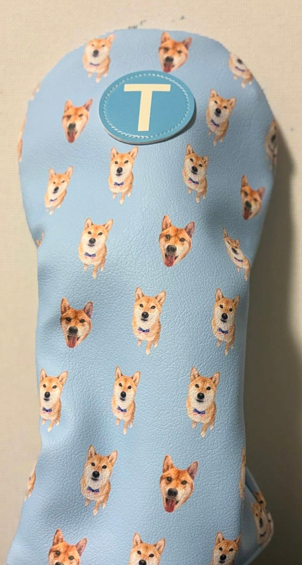 【柴犬】ゴルフクラブカバー | パパさんのお誕生日プレゼントに（ぽんずくん）