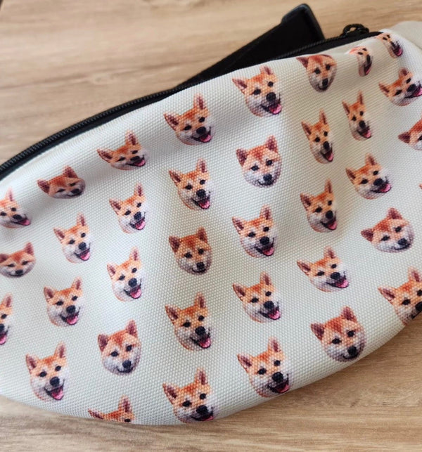 【柴犬】ウエストポーチ | 旅行のサブバッグに、ご友人からの新築祝いで（すみれちゃん）