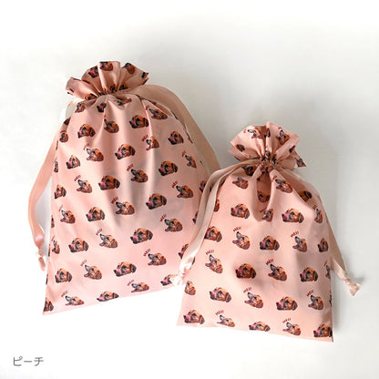フリル巾着ポーチセット