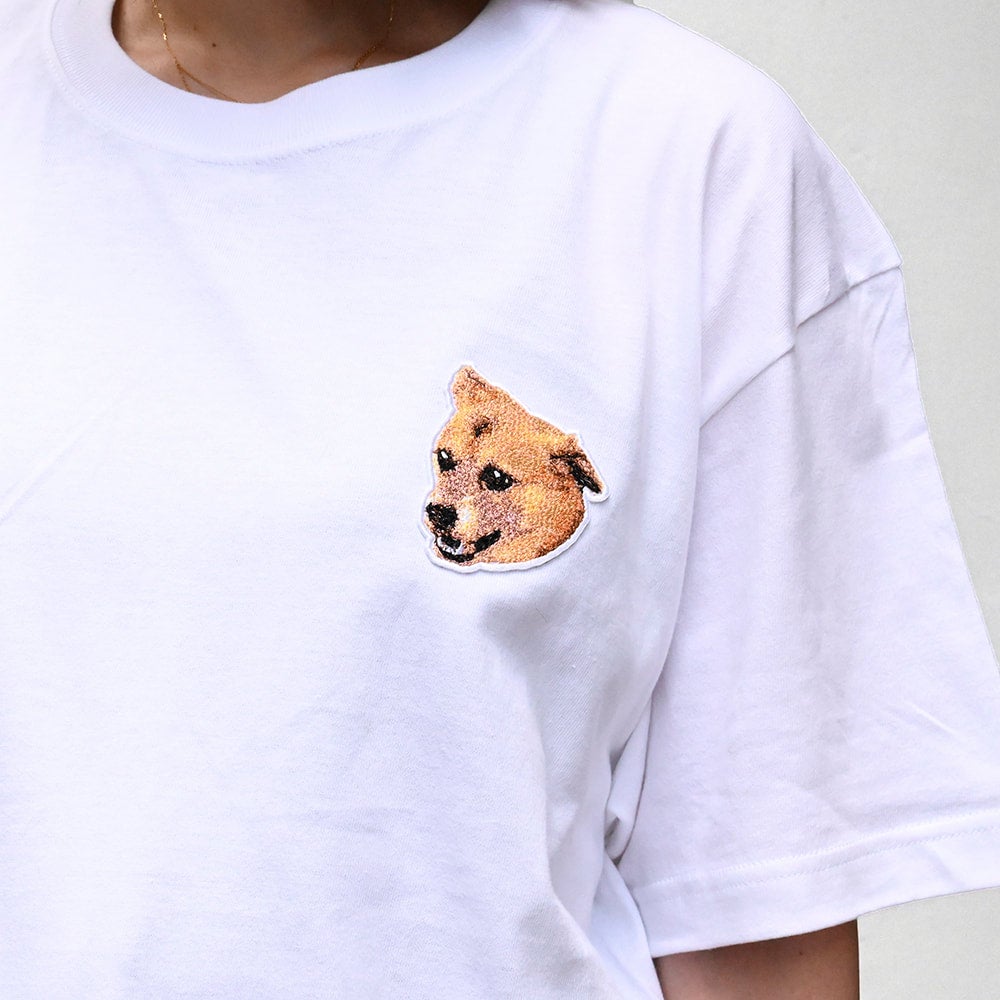 刺繍Tシャツ｜オーダーメイド 写真を送るだけ 犬 猫 多頭飼いもOK