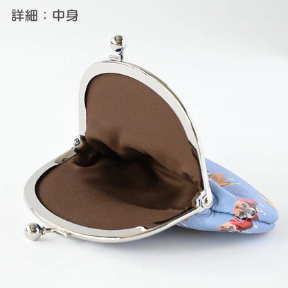 本革がま口小銭入れ