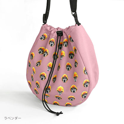 巾着ショルダーバッグ