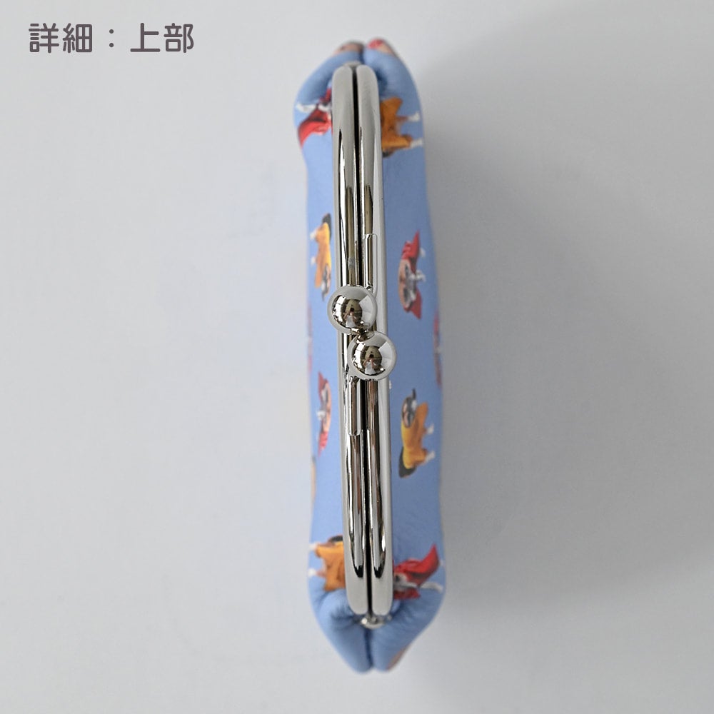 本革がま口小銭入れ