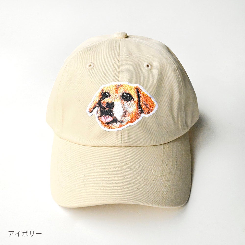 刺繍キャップ