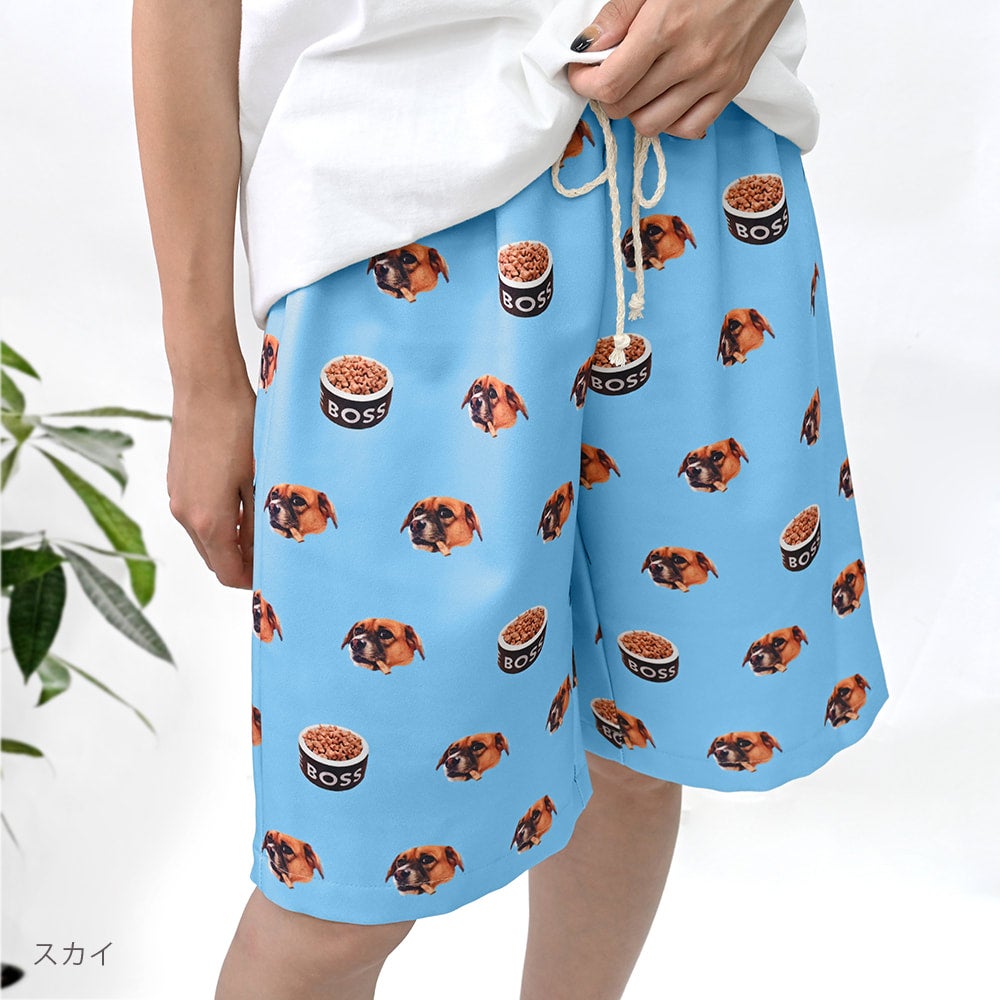 ハーフパンツ｜オーダーメイド 写真を送るだけ 犬 猫 多頭飼いもOK