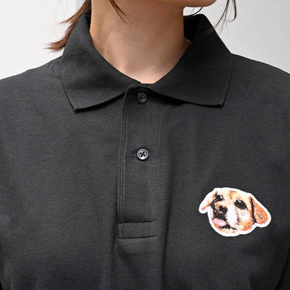 embroidered polo shirt