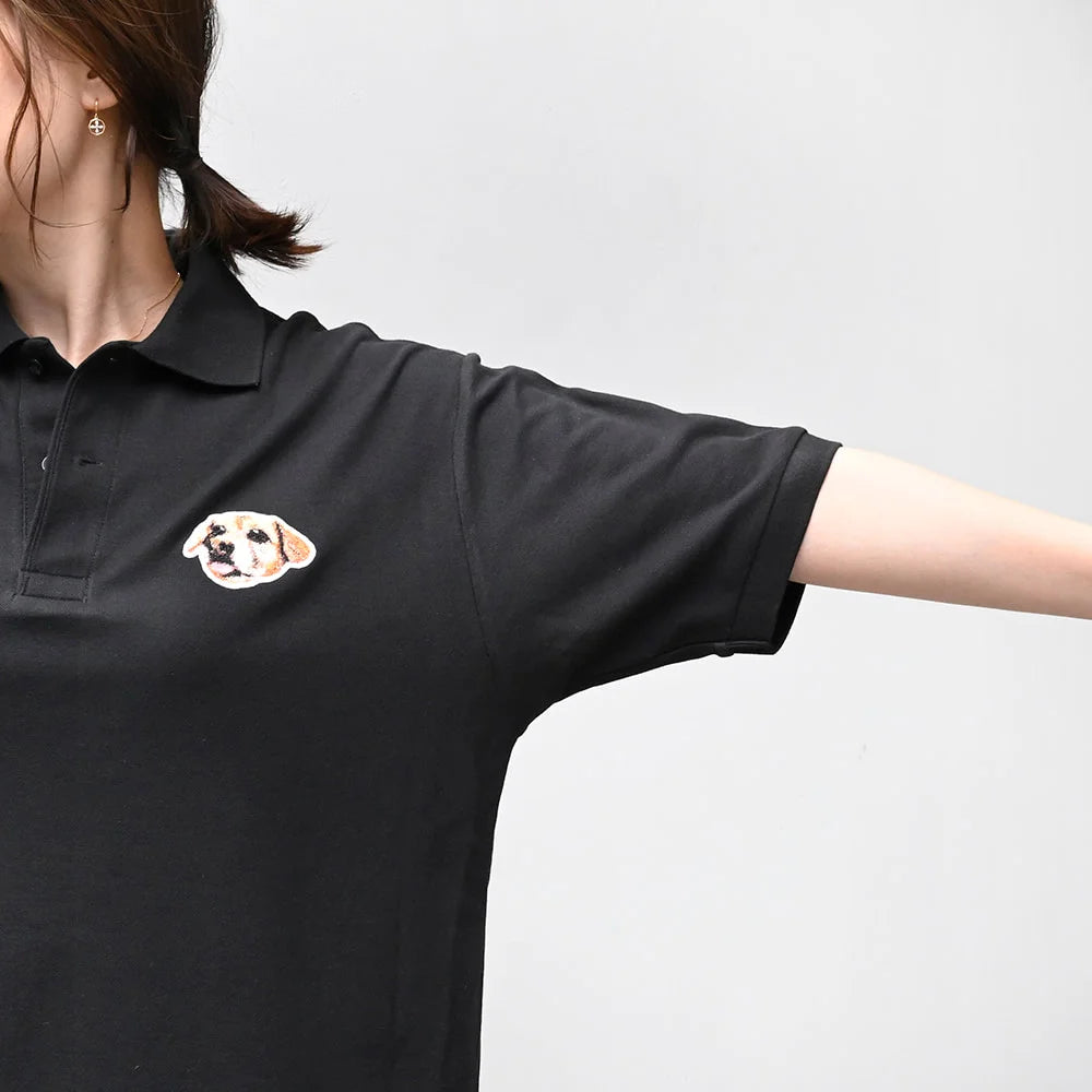 embroidered polo shirt