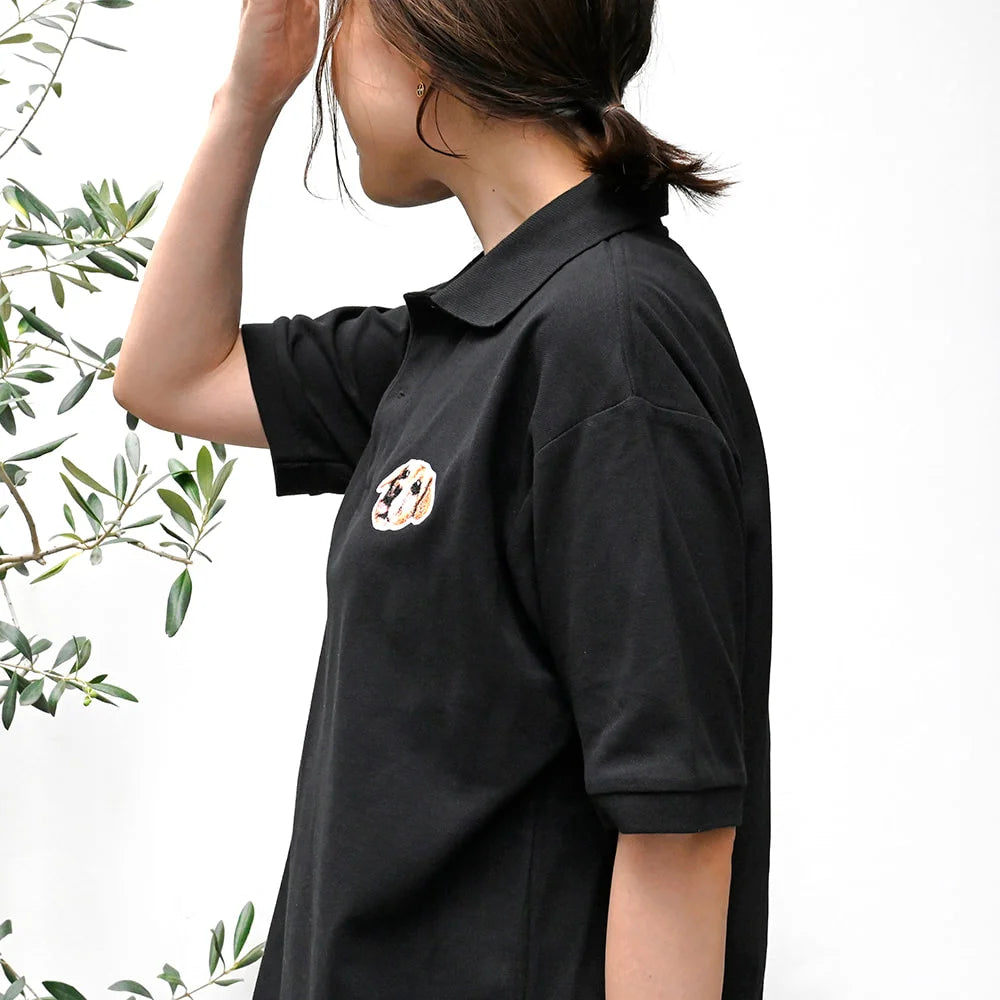 embroidered polo shirt