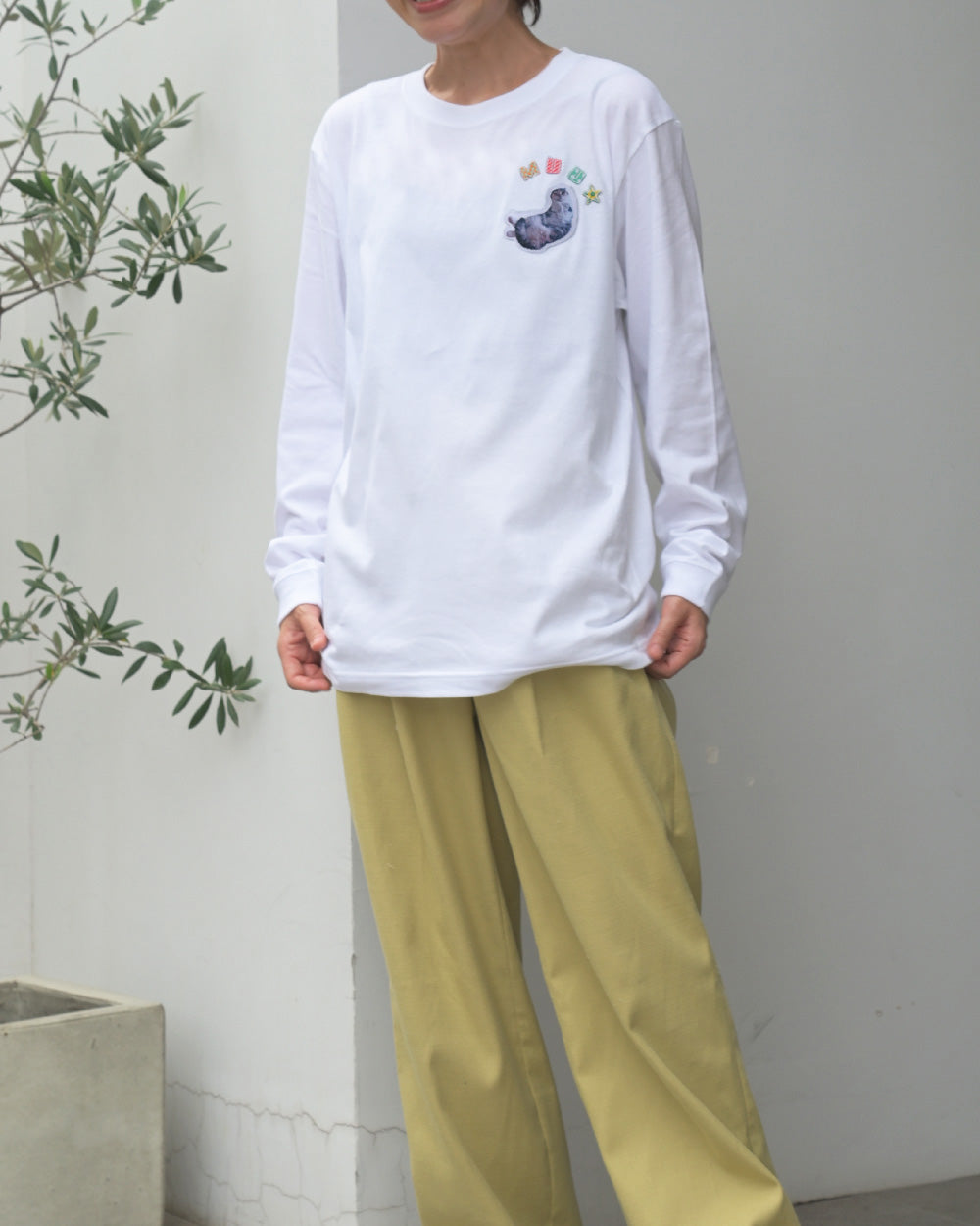 [限定販売]ロゴワッペンロンT