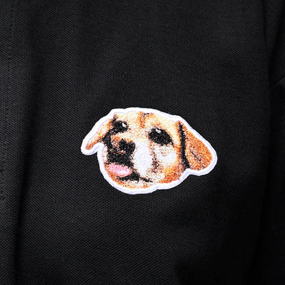 embroidered polo shirt