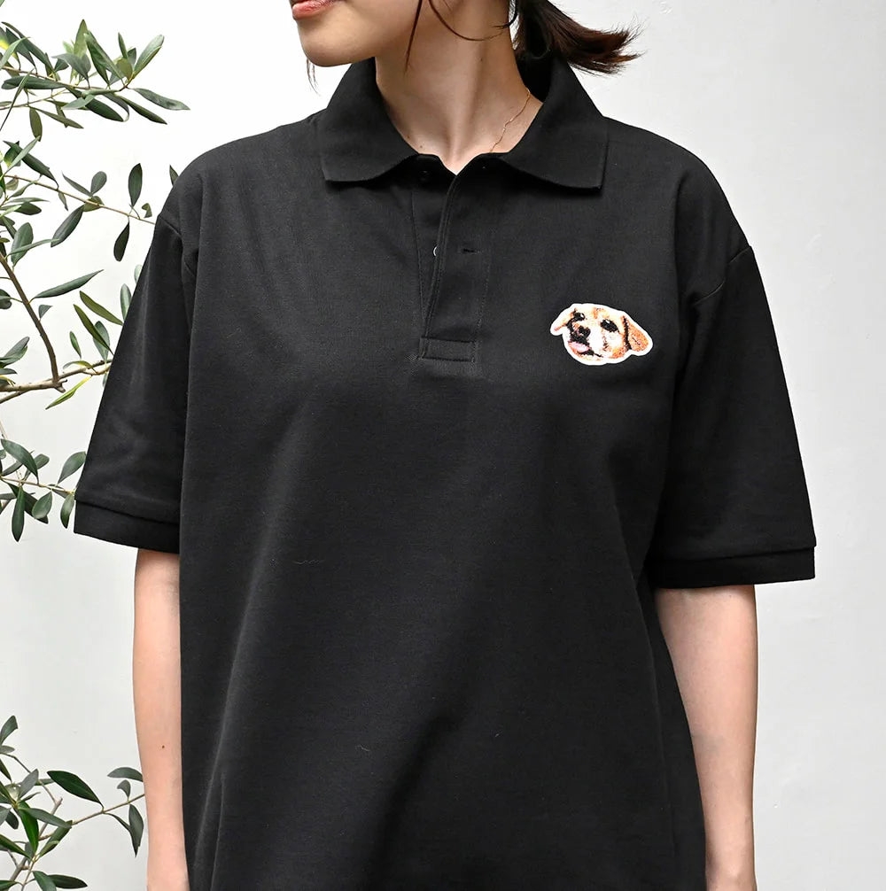 embroidered polo shirt